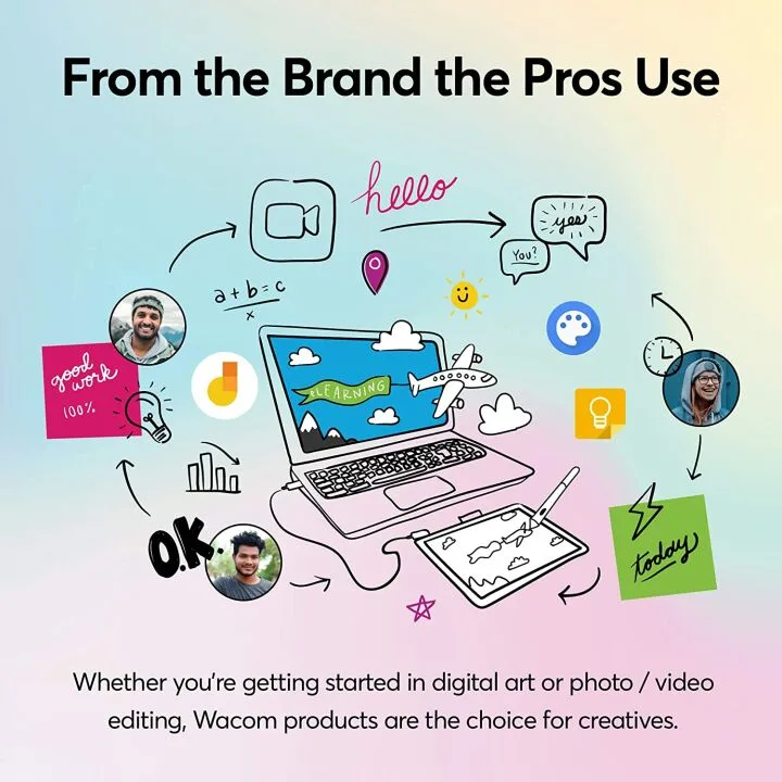 Wacom One HD 13.3" Creative Pen Display Tablet