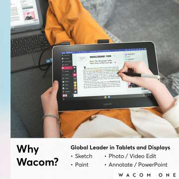 Wacom One HD 13.3" Creative Pen Display Tablet