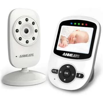 ANMEATE 2.4GHz Wireless Baby Monitor with Night Vision
