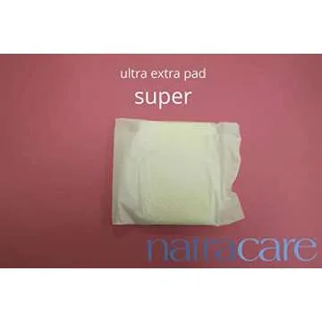 Natracare Ultra Extra Pads with Wings, Super, Individually Wrapped, Made with Certified Organic Cotton, Ecologically Certified Cellulose Pulp and Plant Starch (1 Pack, 10 Pads Total)