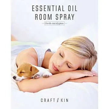 Craft & Kin Eucalyptus Room Spray for Pillows and Bedding, Long-Lasting Room Freshener, Soothing Aro...