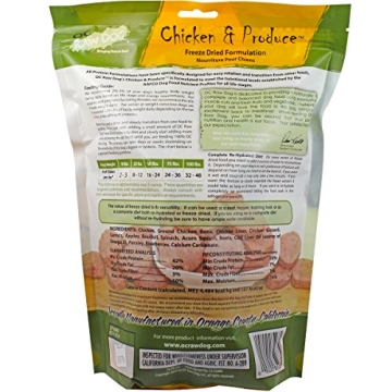 OC Raw Freeze Dried Chicken Patties for Pets