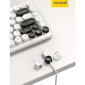 Lamicall Cord Organizer Clips - 6Pack Desk Management