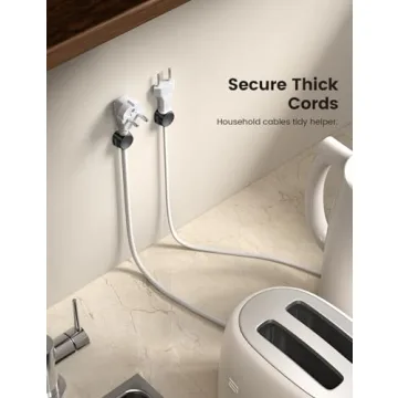 Lamicall Cord Organizer Clips - 6Pack Desk Management