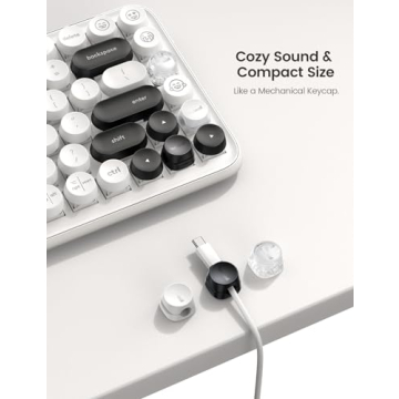 Lamicall Cord Organizer Clips - 6Pack Desk Management