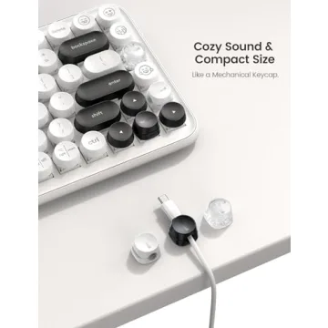 Lamicall Cord Organizer Clips - 6Pack Desk Management