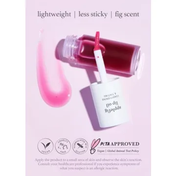 NOONI Vegan Lip Oil - Hydrating Lip Stain & Plumper