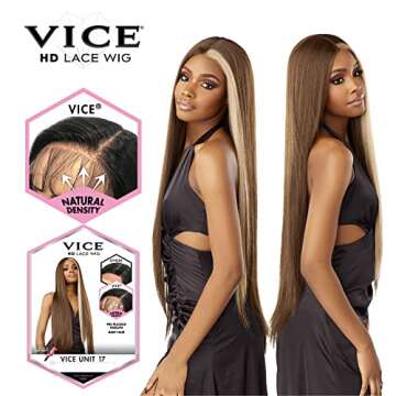Sensationnel Vice Lace Front Wig - 5 Inch Deep Part Style