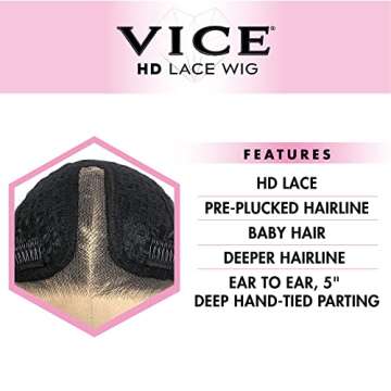 Sensationnel Vice Lace Front Wig - 5 Inch Deep Part Style
