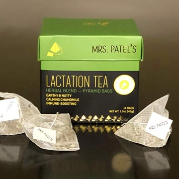 Mrs. Patel's Lactation Tea for Breastfeeding Moms - Herbal Blend