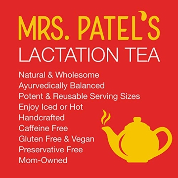 Mrs. Patel's Lactation Tea for Breastfeeding Moms - Herbal Blend