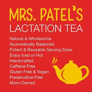 Mrs. Patel's Lactation Tea for Breastfeeding Moms - Herbal Blend