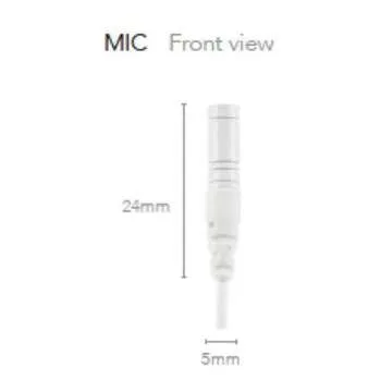 Rode Lavalier GO Professional-Grade Wearable Microphone, White, (LAVGOW)