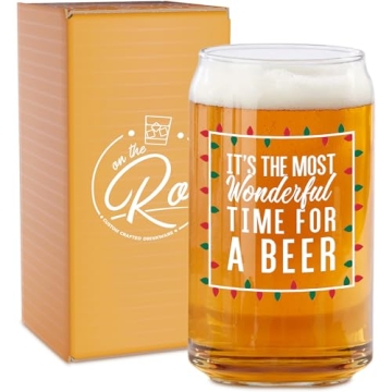Fun Beer Can Glass for Holiday Cheers and Gifting
