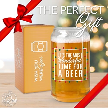 Fun Beer Can Glass for Holiday Cheers and Gifting