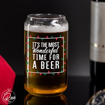 Fun Beer Can Glass for Holiday Cheers and Gifting