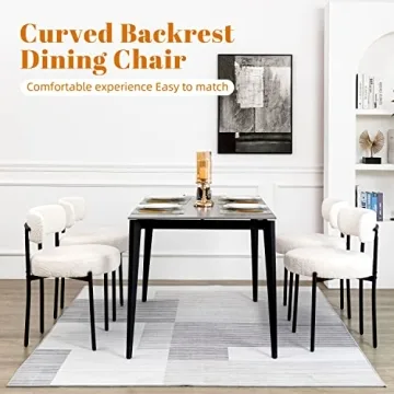Elegant DYHOME Dining Chairs Set - Modern Comfort and Style