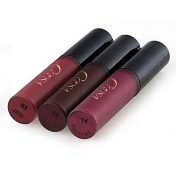 COOSA 3PCS Set of Long Lasting Matte Lipsticks