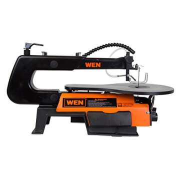 WEN 3920 16-Inch Two-Direction Variable Speed Scroll Saw with Flexible LED Light