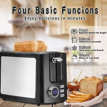 Best Rated Toaster with Digital Countdown Timer for Perfect Toast