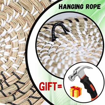 Handmade Seagrass Wall Baskets for Stylish Decor