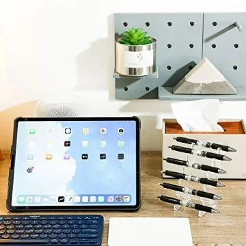 4 Piece Plastic Pen Display Stand for Organization