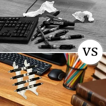 4 Piece Plastic Pen Display Stand for Organization