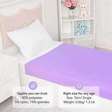 Sensory Compression Blanket | Lycra Bed Sheet for Kids & Adults | Deep Relaxing Feeling, Release Oxytocin | Helps With: SPD, Anxiety, ADHD, Autism and More | Breathable, Cool & Stretchable | Twin Size