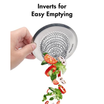Premium Stainless Steel Sink Strainer - Easy Clean & Durable