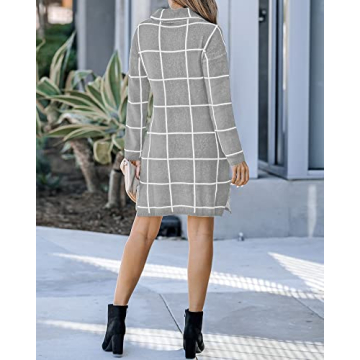 Luvamia Women's Turtleneck Sweater Dress for Fall Fashion