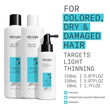 Nioxin Hair Thickening System 3 for Coloured & Damaged Hair