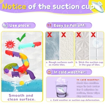 Fajiabao Toddler Bath Toys Fun for Ages 1-5 - Mold Free