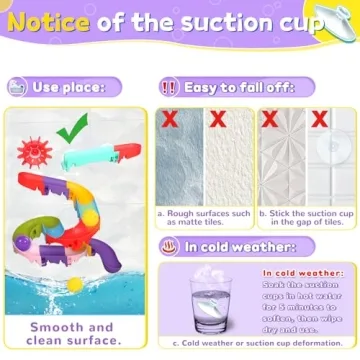 Fajiabao Toddler Bath Toys Fun for Ages 1-5 - Mold Free