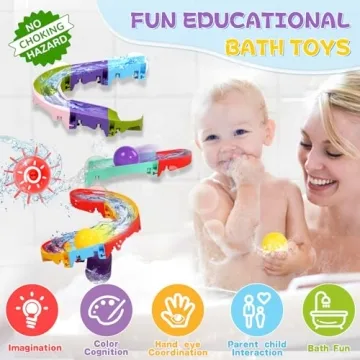 Fajiabao Toddler Bath Toys Fun for Ages 1-5 - Mold Free