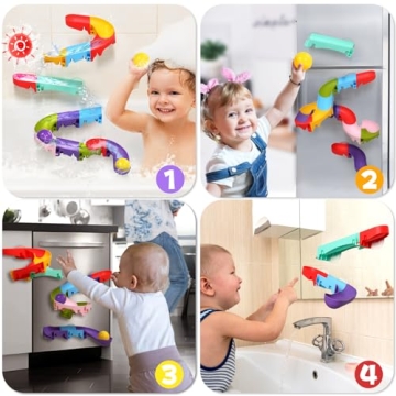 Fajiabao Toddler Bath Toys Fun for Ages 1-5 - Mold Free