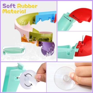 Fajiabao Toddler Bath Toys Fun for Ages 1-5 - Mold Free