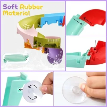 Fajiabao Toddler Bath Toys Fun for Ages 1-5 - Mold Free