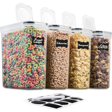 Airtight Cereal & Food Storage Container Set - 4L