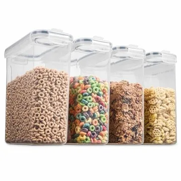 Airtight Cereal & Food Storage Container Set - 4L