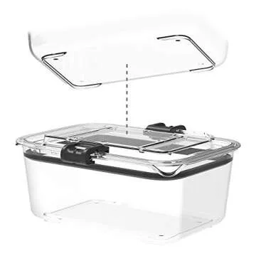 Prepara Latchlok 12.7 Cup Tritan Food Storage Container for Effortless Meal Prep