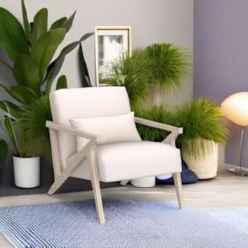 INZOY Mid Century Modern Chair - Stylish Comfort for Any Space