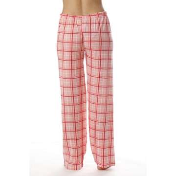 Just Love Women's Plaid Pajama Pants for Cozy Comfort