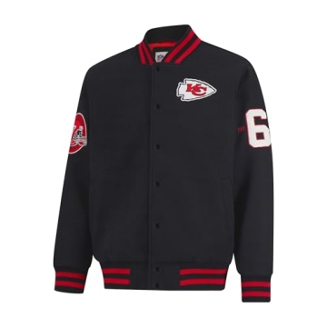 Ultra Game NFL Kansas City Chiefs Varsity Jacket for Fans