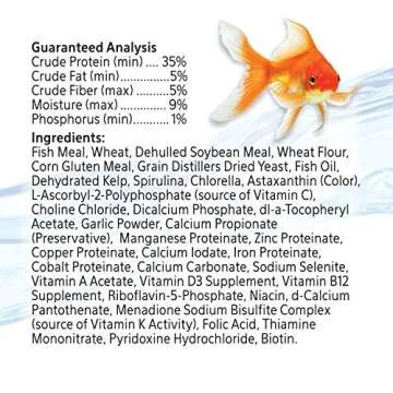 Aqueon Goldfish Fish Food Slow Sinking Granules, 5.8 Ounce, 100106053