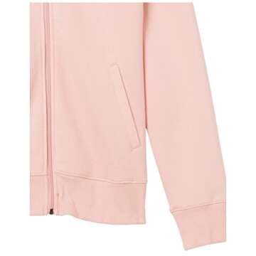 Amazon Essentials Men's Sweatshirt, Mock Neck, Fleece Zip Up, Pink, Medium
