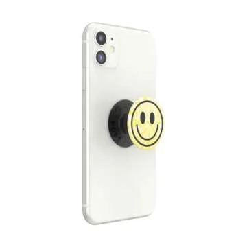 PopSockets Phone Grip with Expanding Kickstand, Tie Dye Smiley