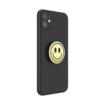 PopSockets Phone Grip with Expanding Kickstand, Tie Dye Smiley