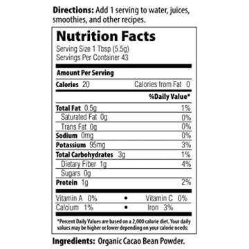 MRM Nutrition Organic Fermented Cacao Powder for Wellness