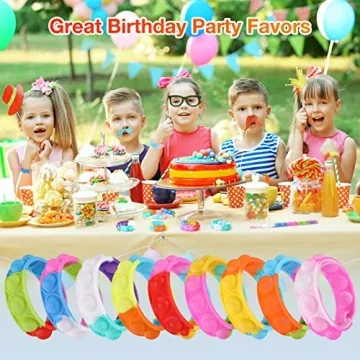 Fidget Bracelet Party Favors for Kids - 24 Pack