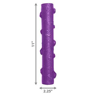 KONG - Squeezz Crackle Stick - Strong Indoor/Outdoor Dog Toy (Assorted Colors) - For Large Dogs